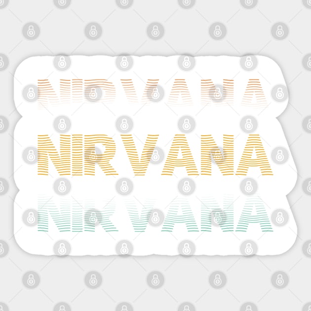 Distressed Vintage - Nirvana Music Sticker by SIJI.MAREM